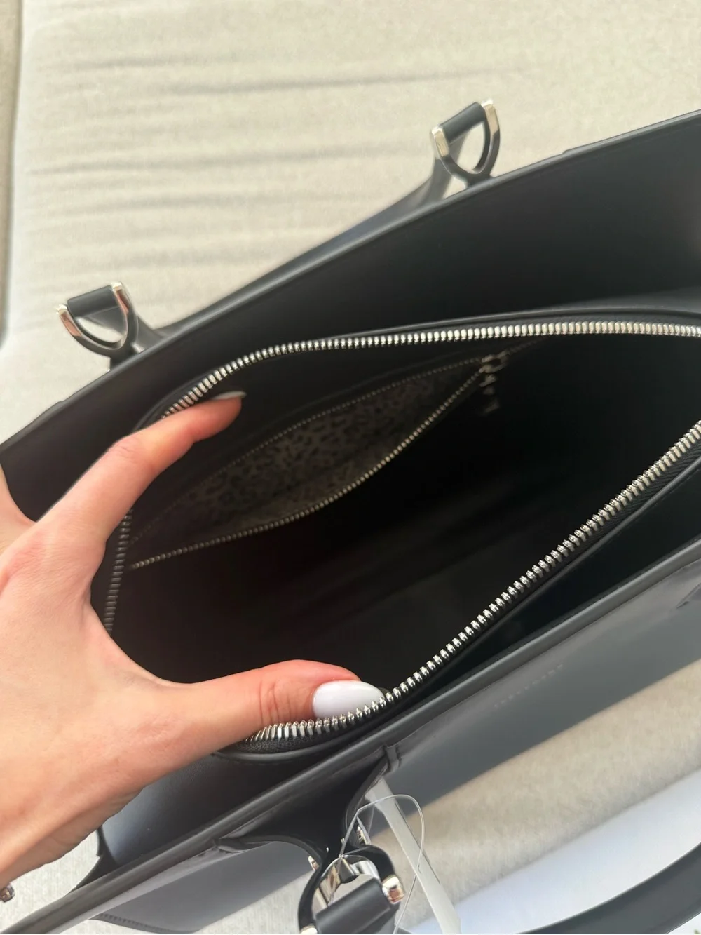 longchamp paris premier leather tote
